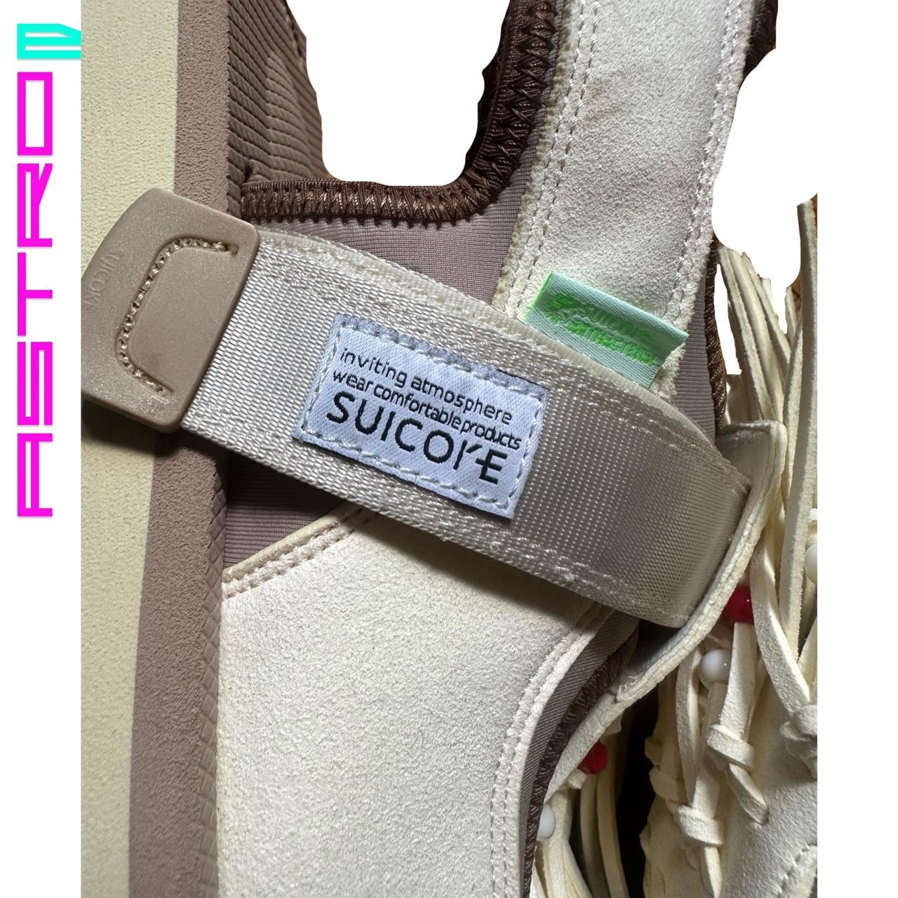 SUICOKE OFF WHITE WAS-4AB SANDALS SIZE 13