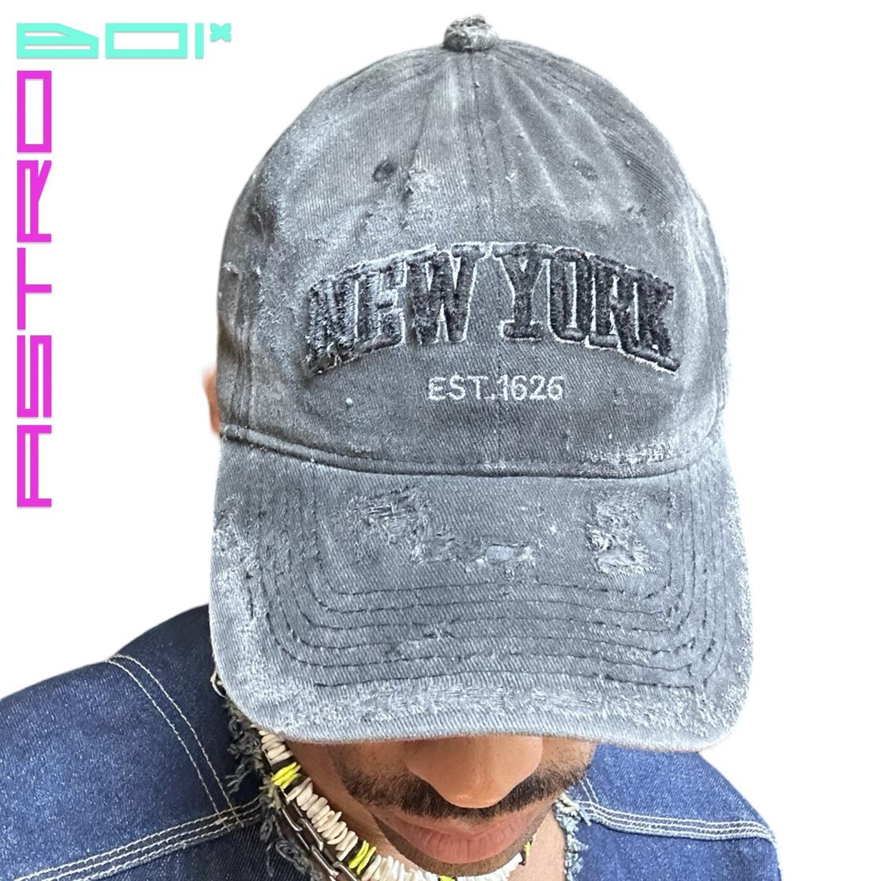 ASTROBOI* NEW YORK CLASSIC FADED BLACK HAT