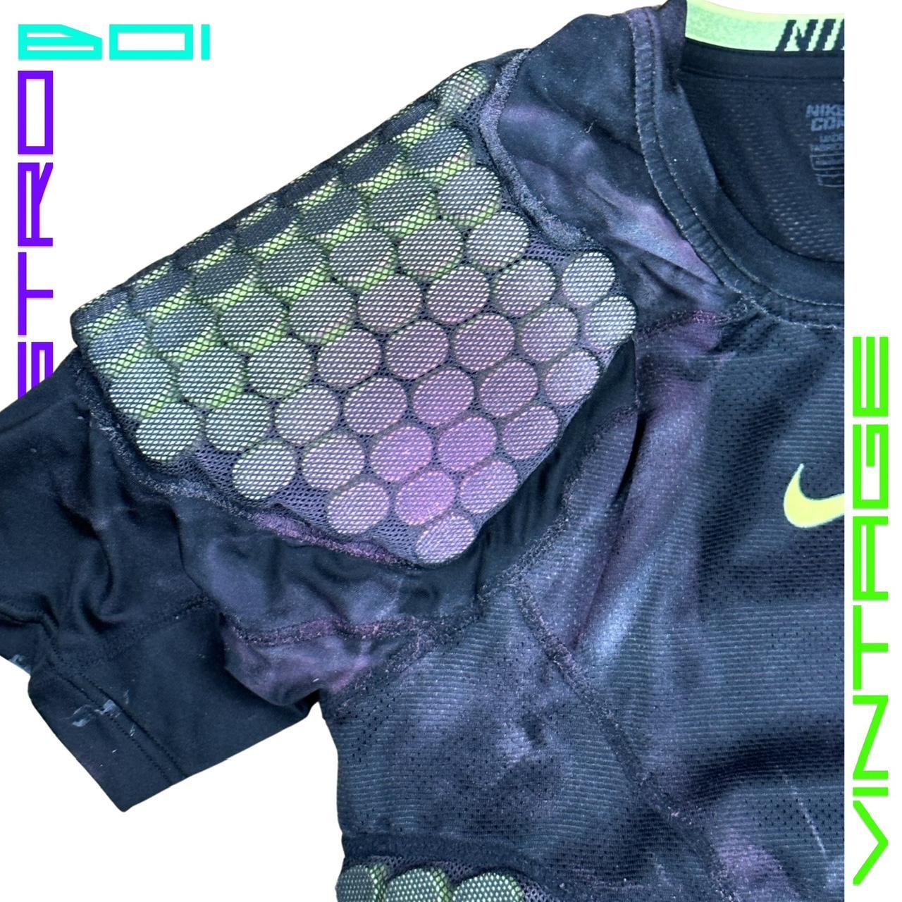 ASTROBOI* NIKE PRO BLACK FUTURISTIC COMPRESSION TOP