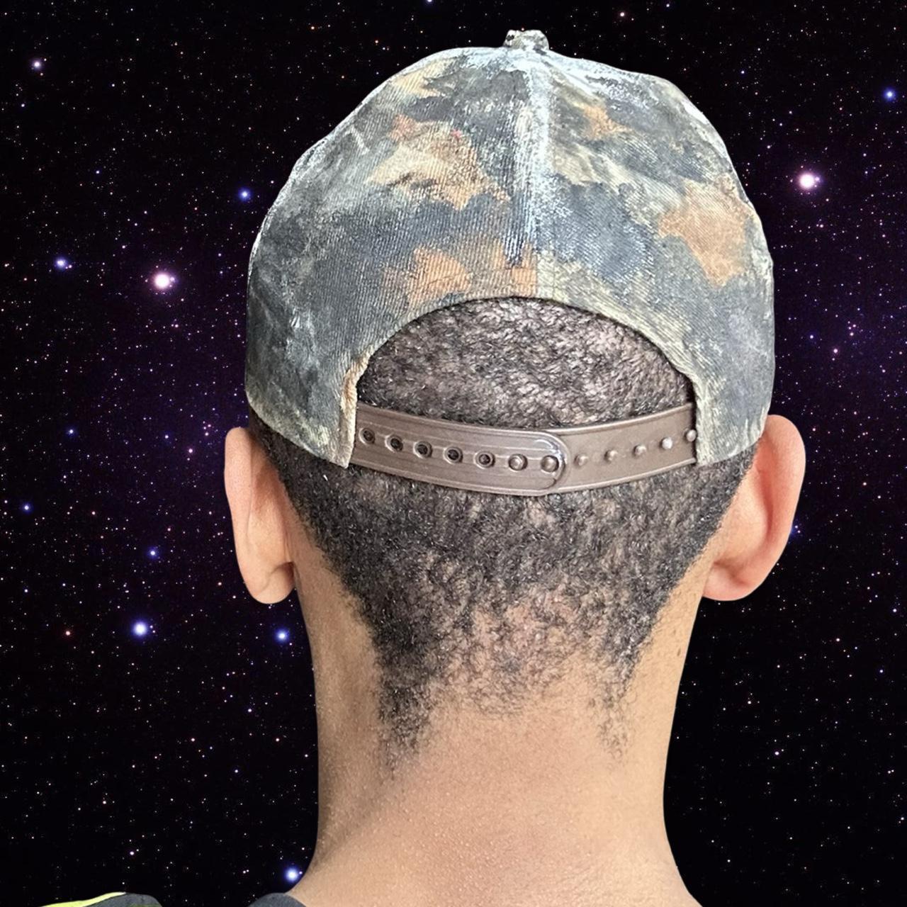 ASTROBOI*&nbsp;x Wolverine Distressed Brown Camo Painted Hat - back 