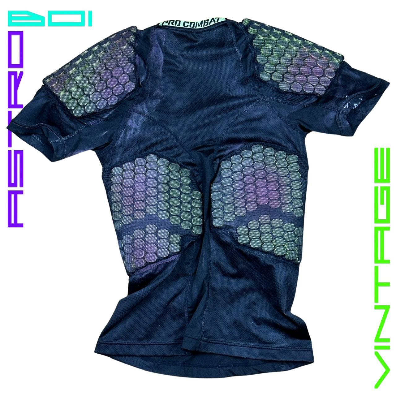 ASTROBOI* NIKE PRO BLACK FUTURISTIC COMPRESSION TOP