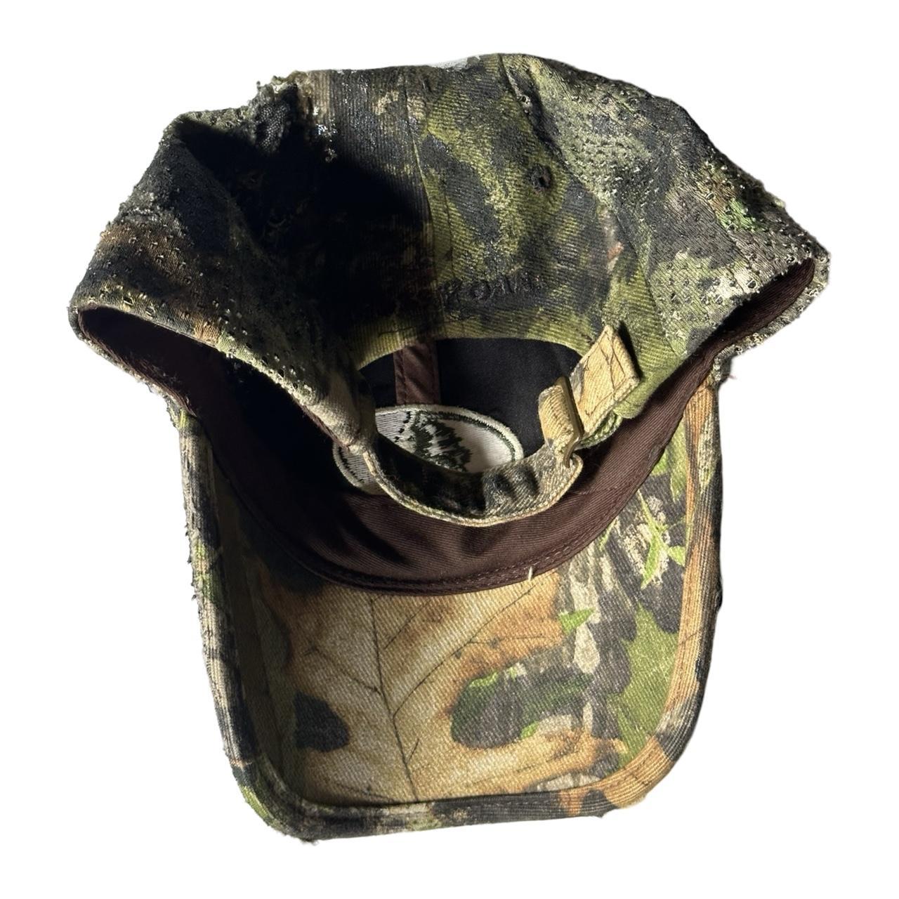 ASTROBOI* Mossy Oak Brown Real Tree Rhinestone Resin Hat - back 