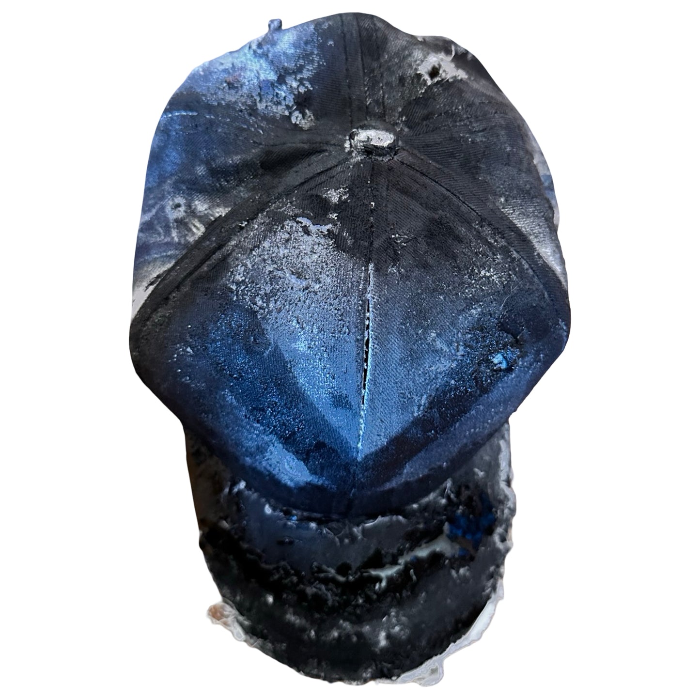 ASTROBOI* 'Y's' Trompe L'oeil Denim Print Resin Hat