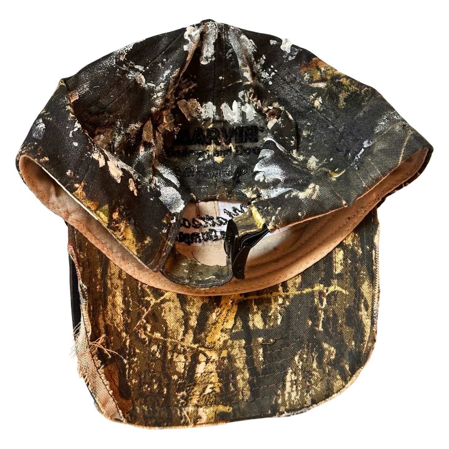 ‘This Way’ Brown/Green Camouflage Rhinestone Hat